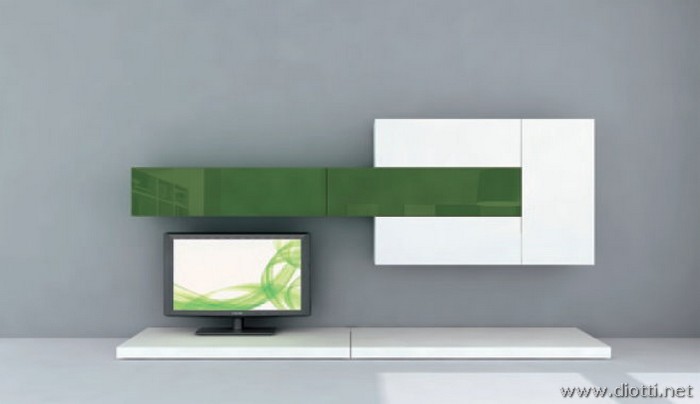 Day living room furniture PD04 white green